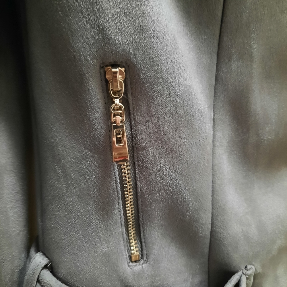 Romeo & Juliet Couture Vegan Suede Jacket - Picture 9 of 15